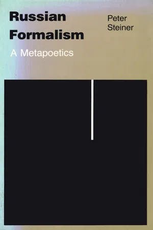 Russian Formalism: A Metapoetics book cover