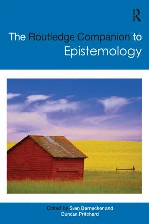 The Routledge Companion to Epistemology book cover