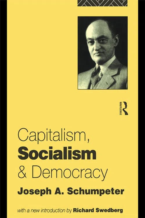 Capitalism, Socialism and Democracy book cover