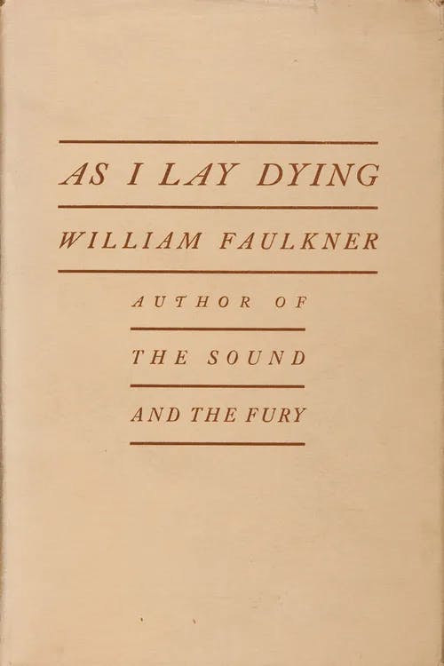 As I Lay Dying book cover