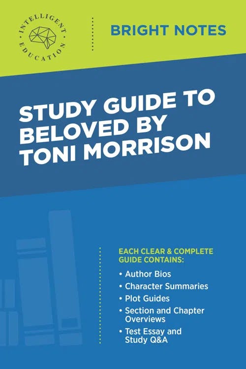 Study Guide to Beloved by Toni Morrison book cover