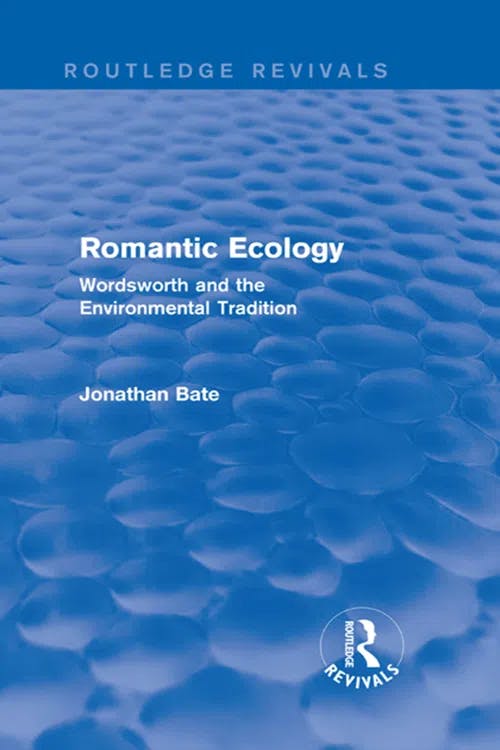 Romantic Ecology book cover