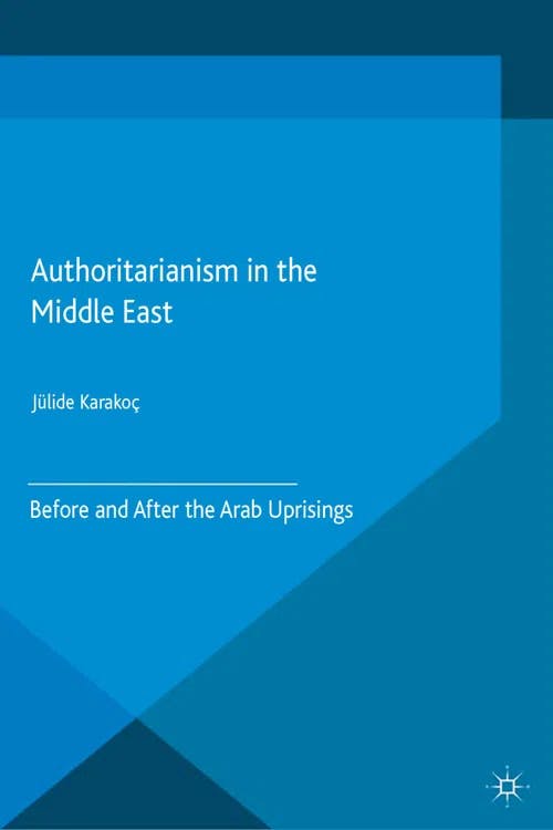 Authoritarianism in the Middle East book cover