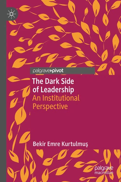 The Dark Side of Leadership book cover