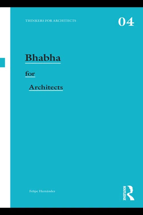 Bhabha for Architects book cover