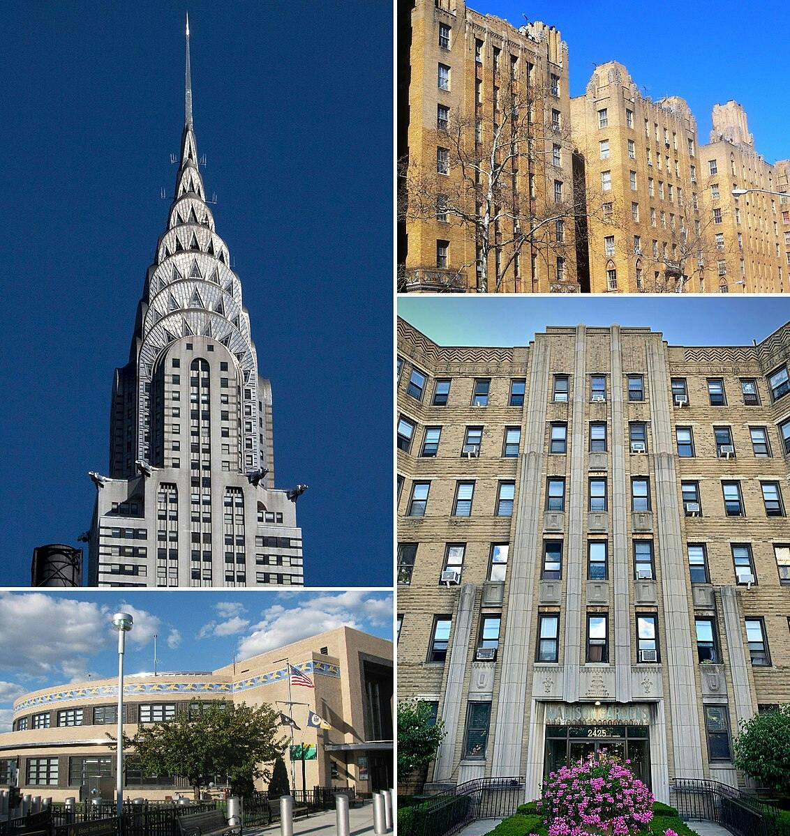 Compilation of art deco buildings