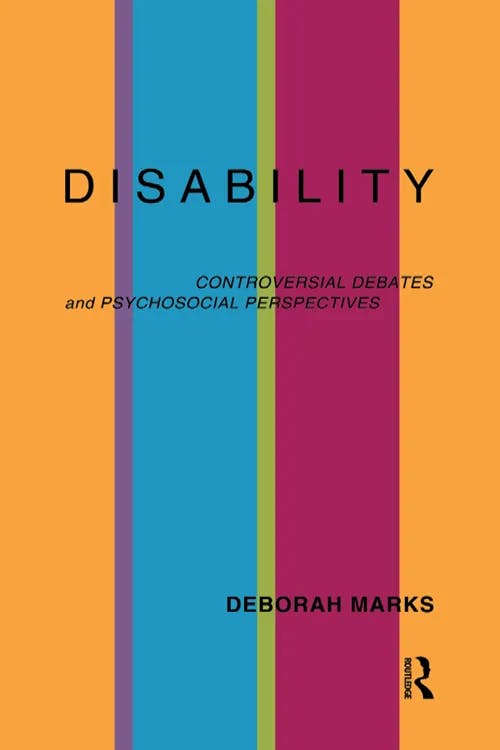 Disability book cover