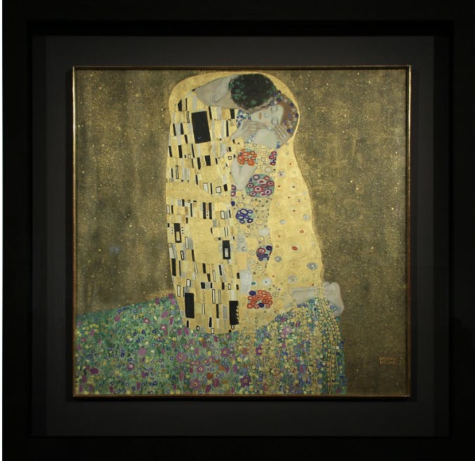 Gustav Klimt's The Kiss