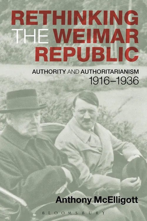 Rethinking the Weimar Republic book cover