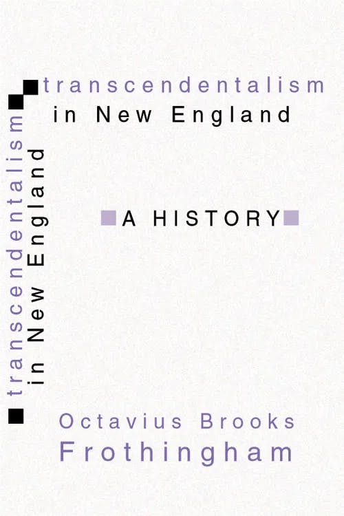 Transcendentalism in New England book cover