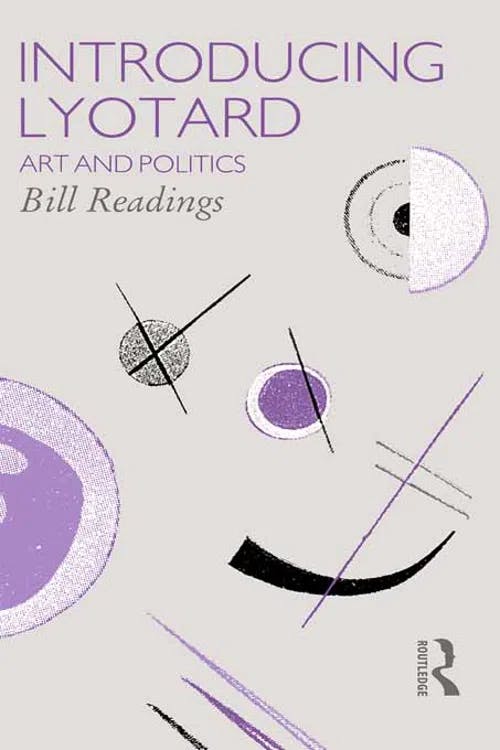 Introducing Lyotard book cover