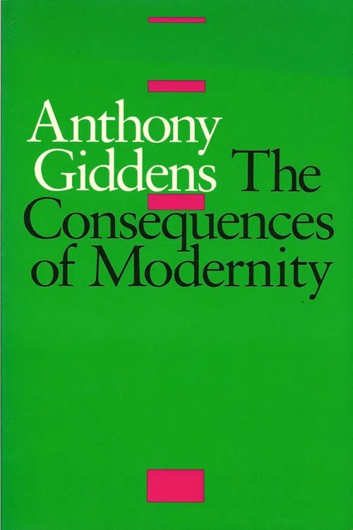The Consequences of Modernity book cover