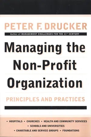 Managing the Non-Profit Organization book cover