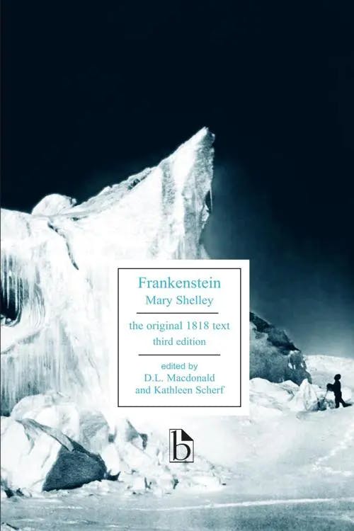 Frankenstein by Mary Shelley book cover