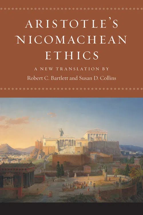Aristotle's Nicomachean Ethics book cover