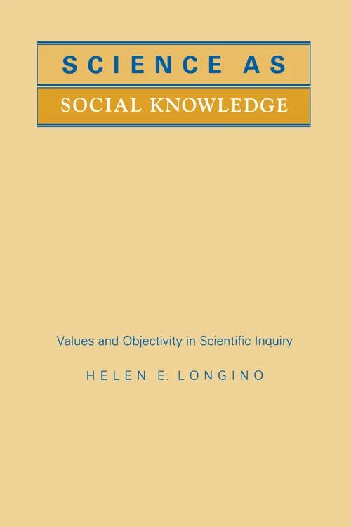 Science as Social Knowledge book cover