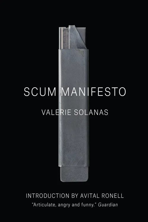 SCUM Manifesto book cover