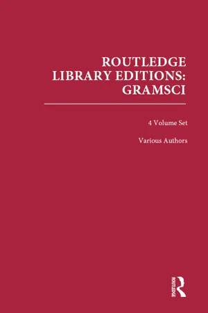 Routledge Library Editions: Gramsci book cover