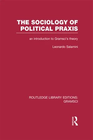 The Sociology of Political Praxis (RLE: Gramsci) An Introduction to Gramsci's Theory book cover