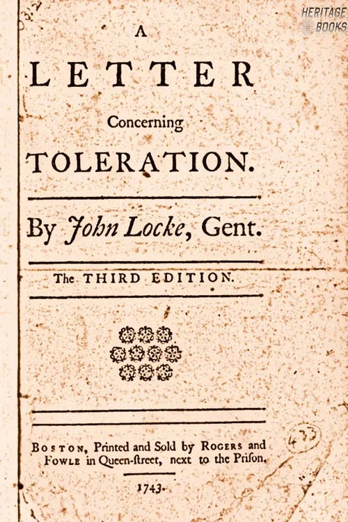 A Letter Concerning Toleration book cover