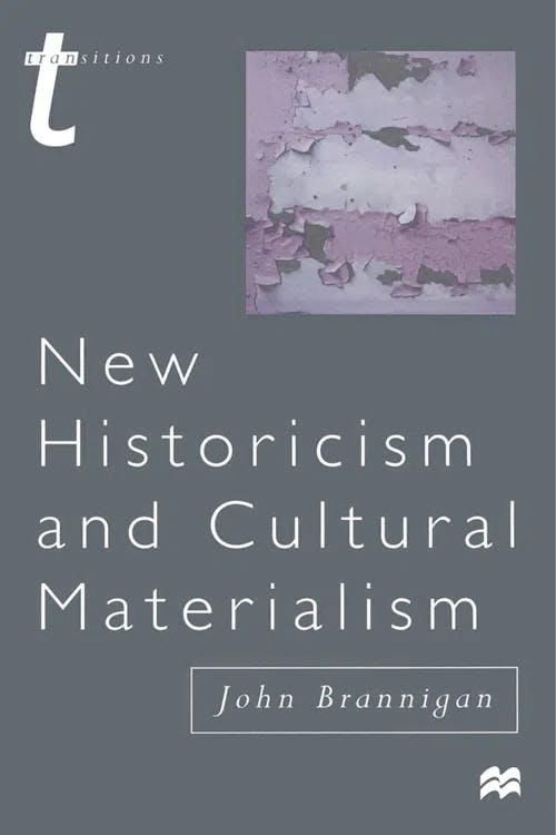 New Historicism and Cultural Materialism book cover