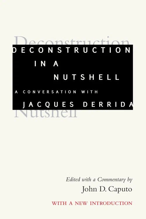 Deconstruction in a Nutshell book cover