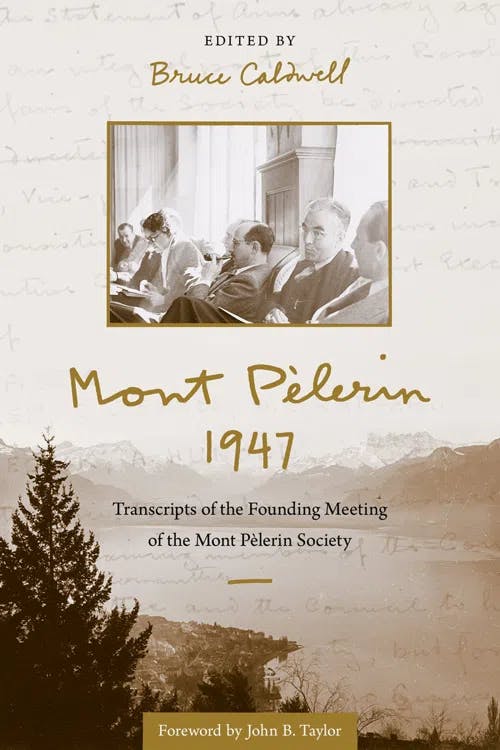 Mont Pèlerin 1947 book cover