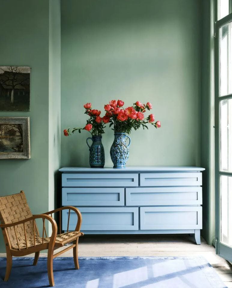 Breakfast Room Green by Farrow and Ball