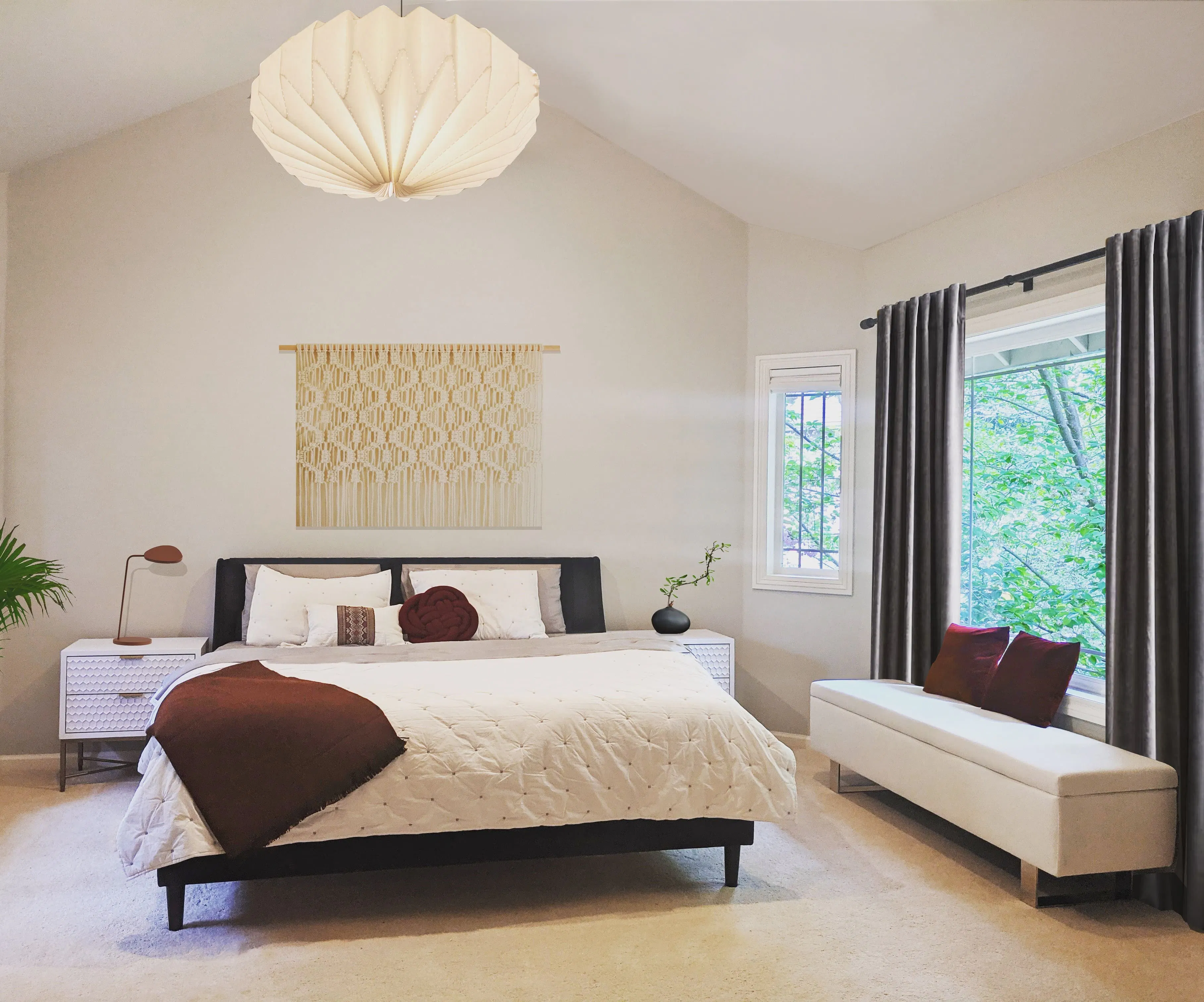 Bedroom design by Persimmon Design