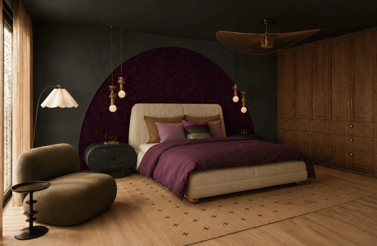 Bedroom-interior design by Persimmon Design