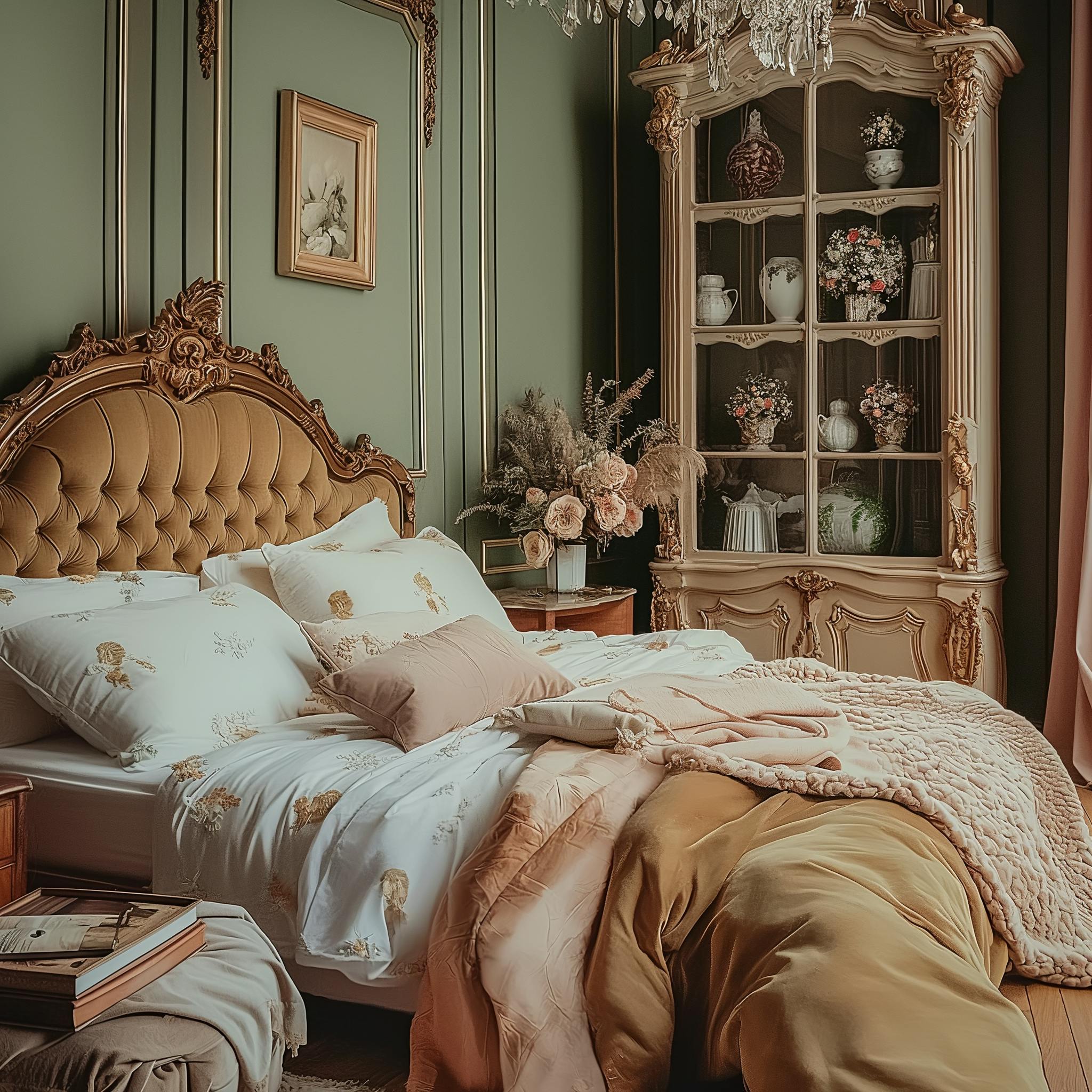 Victorian Inspired Bedroom – AI Visualization by Persimmon Design