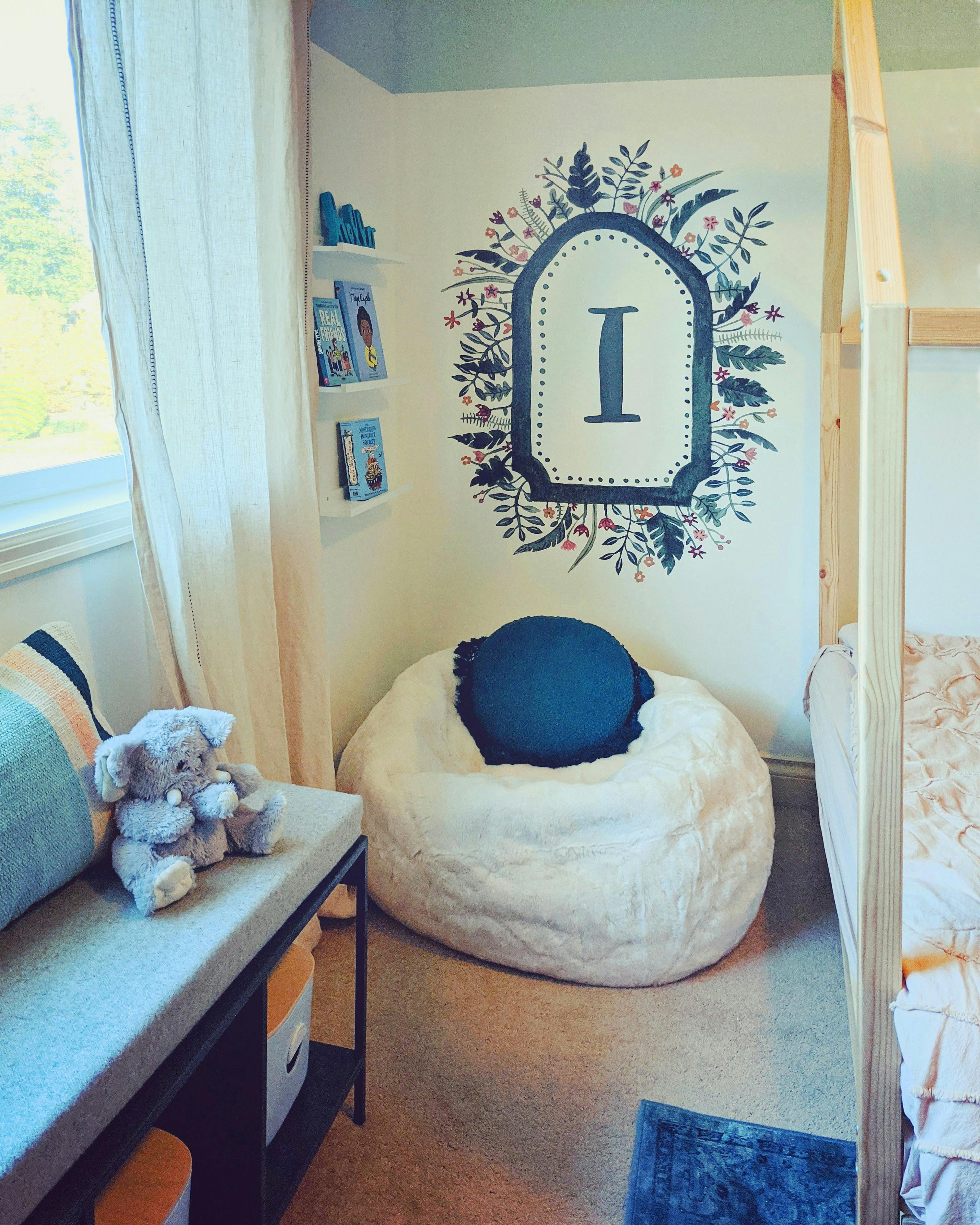 Little girl’s room designed by Persimmon Design