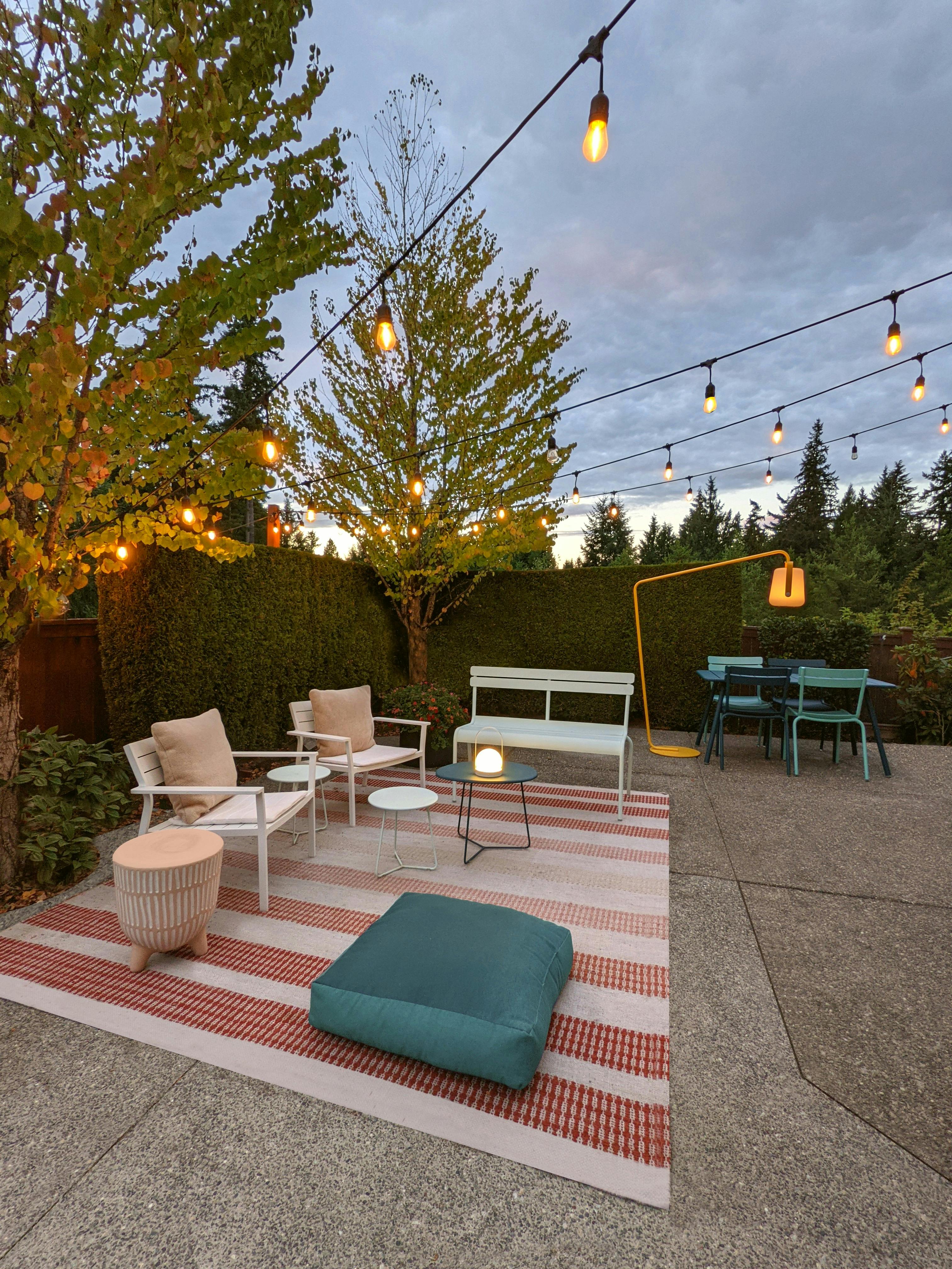 A lively backyard designed by Persimmon Design