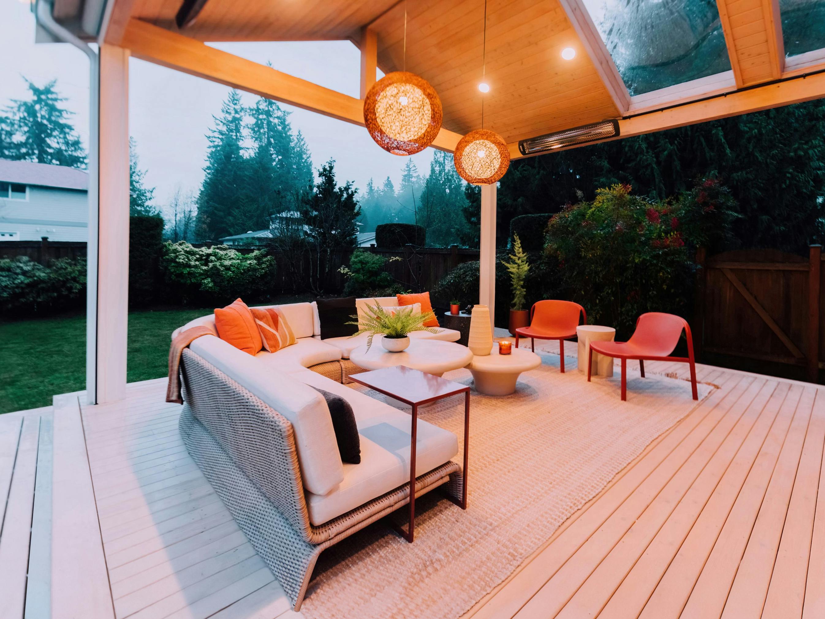 Outdoor retreat designed by Persimmon Design