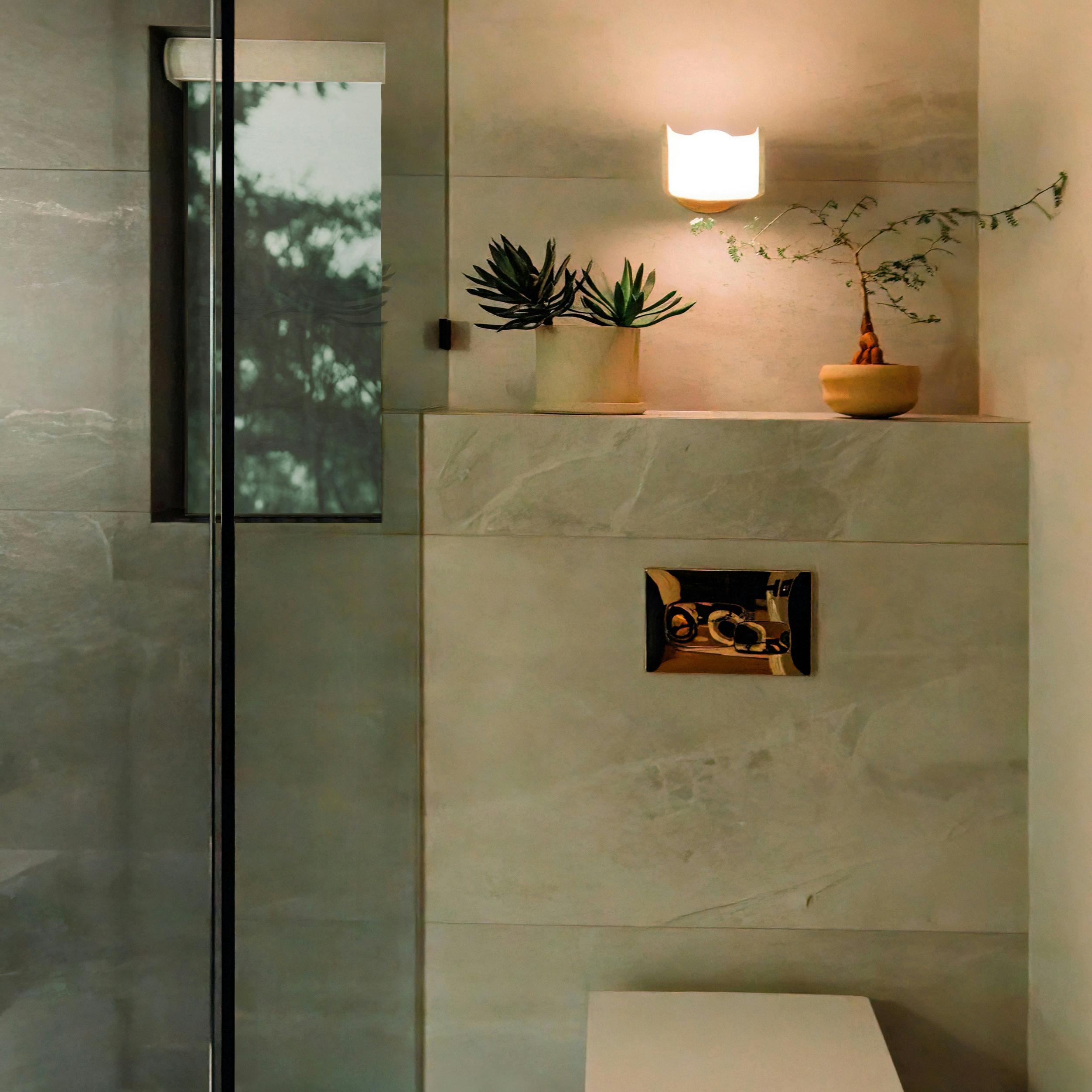 Cenote Bathroom project by Persimmon Design