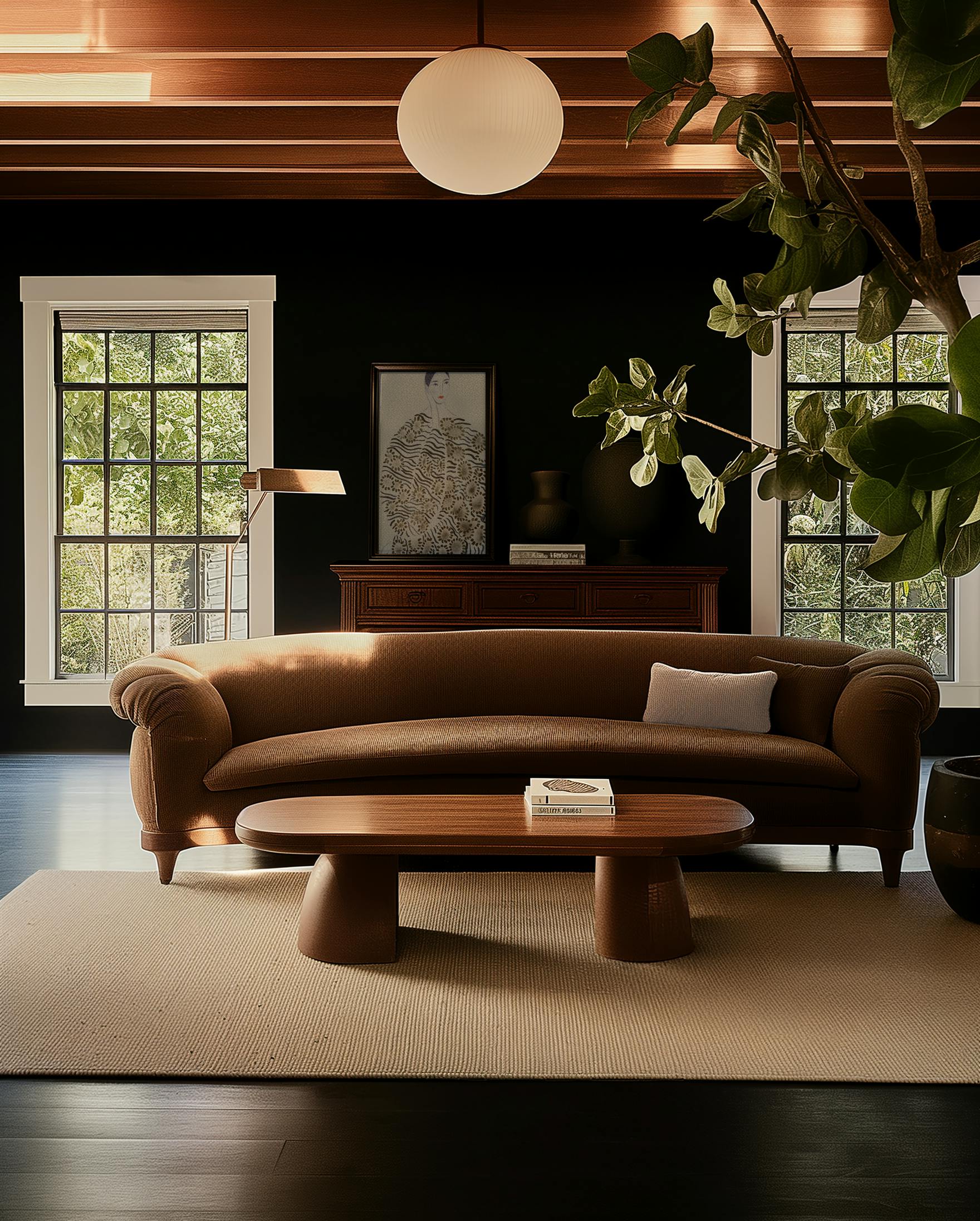 Cozy Living Area designed by Persimmon Design