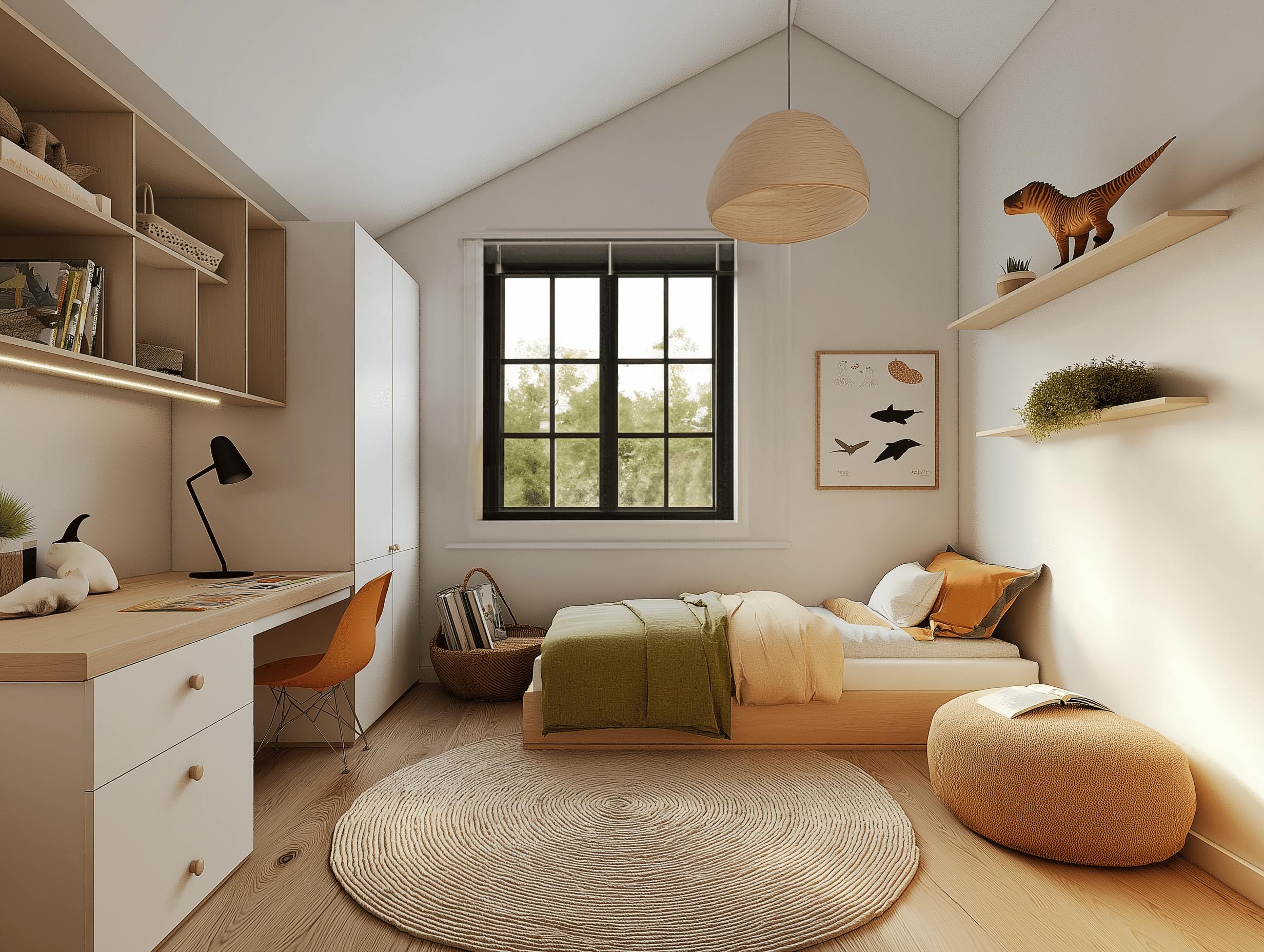 Play room of a Little Girl from Seattle designed by Persimmon Design