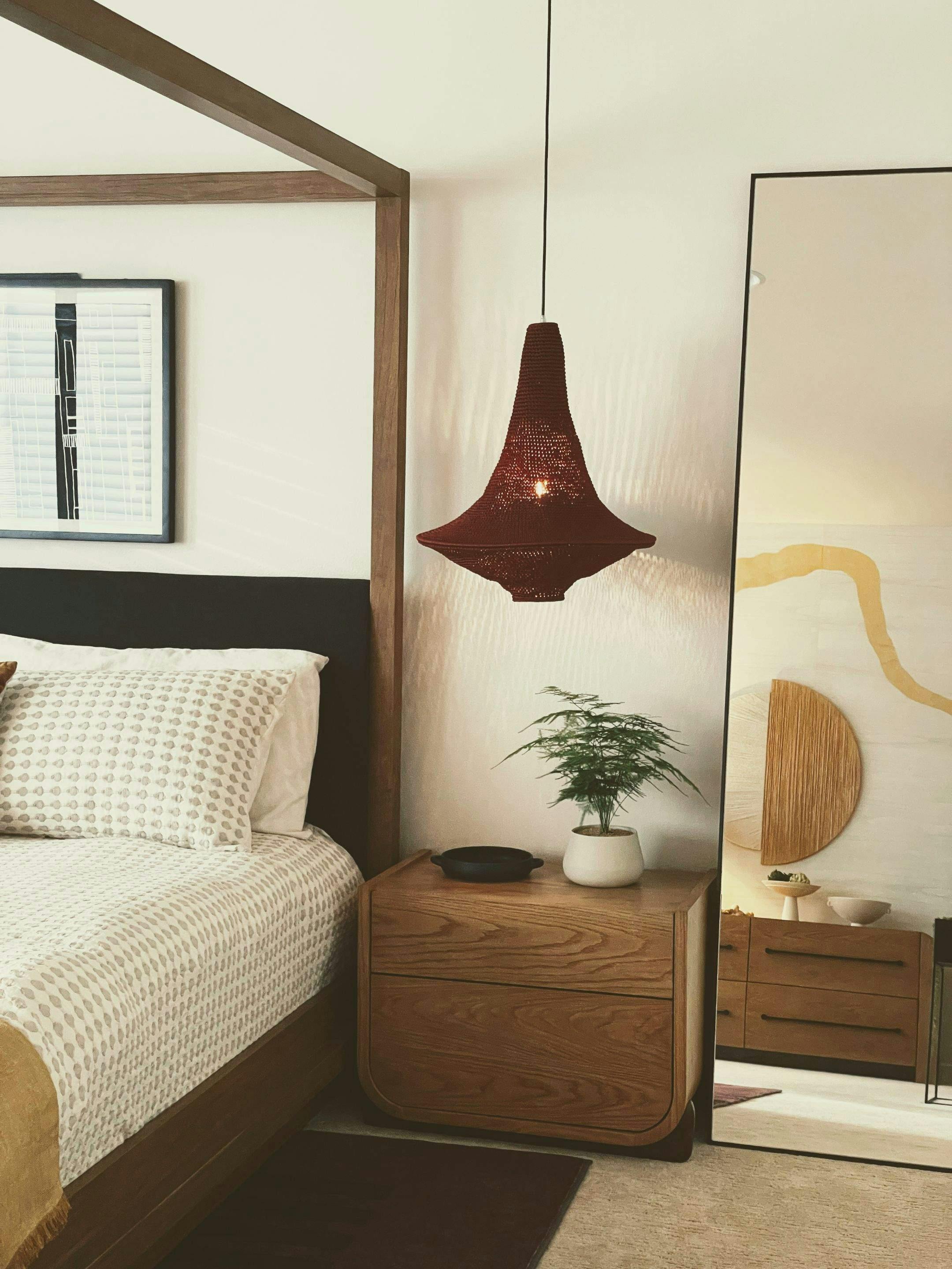 Master Bedroom with Wabi Sabi influences