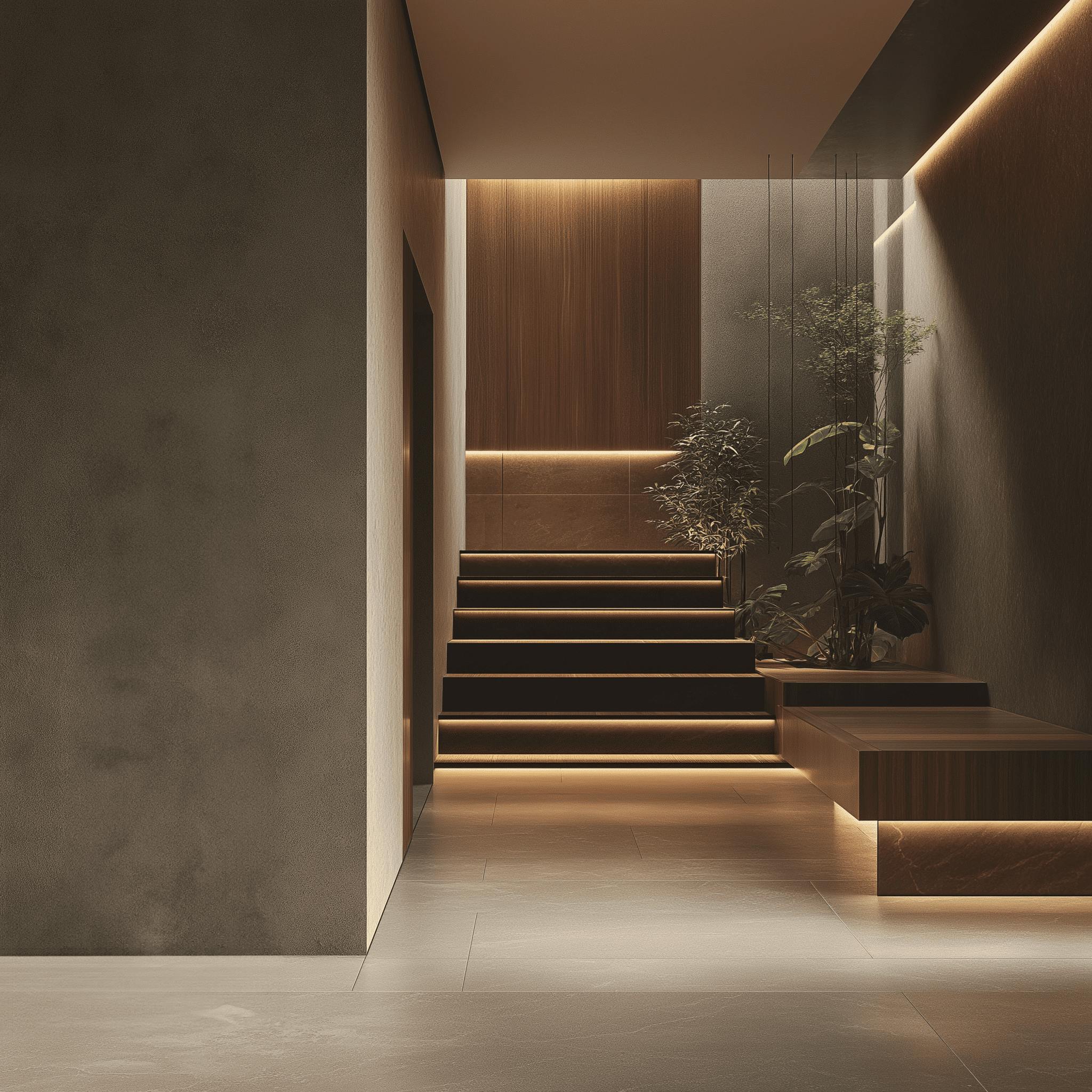 A foyer that whispers the future: refined, intuitive, and effortlessly chic.