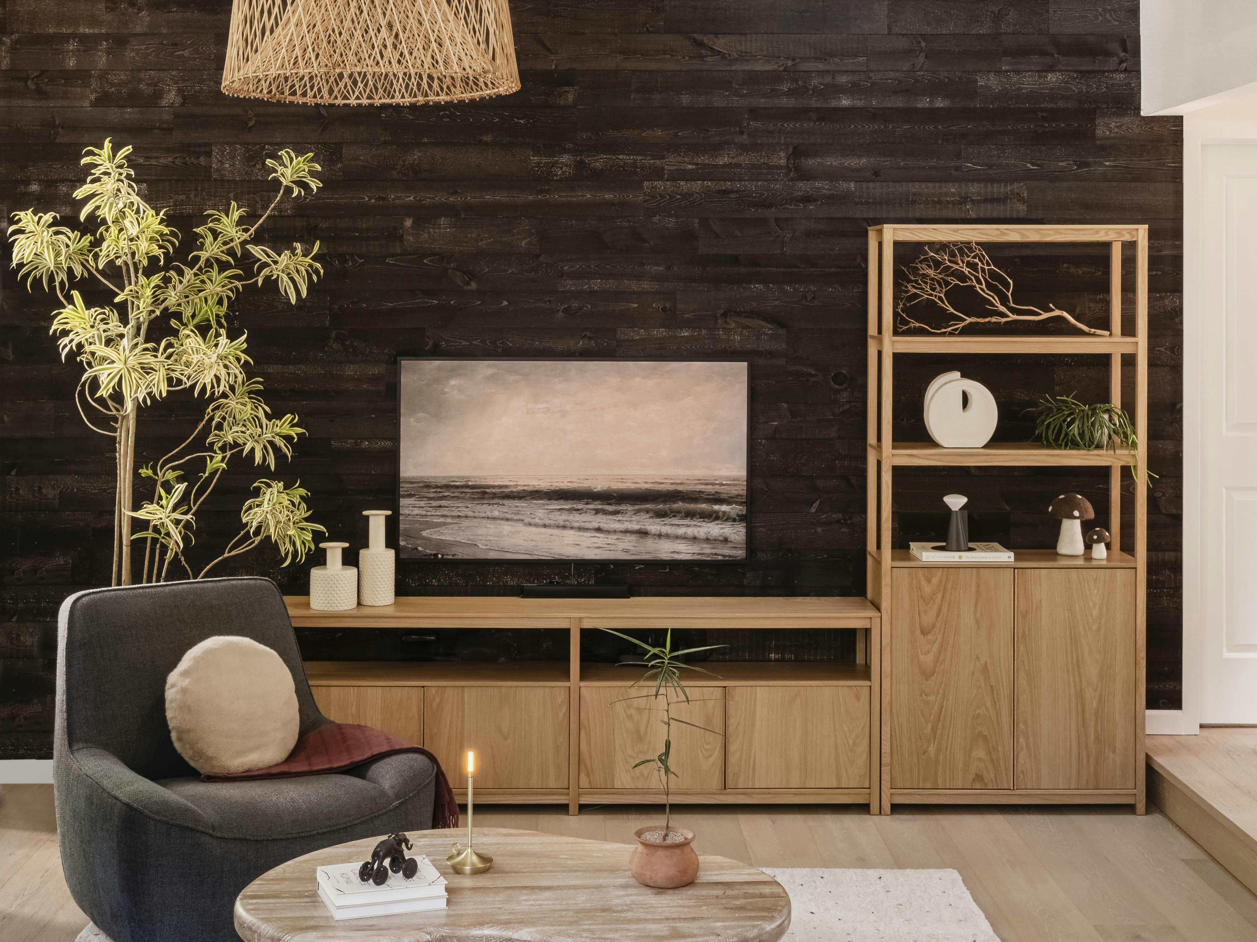 Accent Wall - Persimmon Design - Seattle Interior Designer