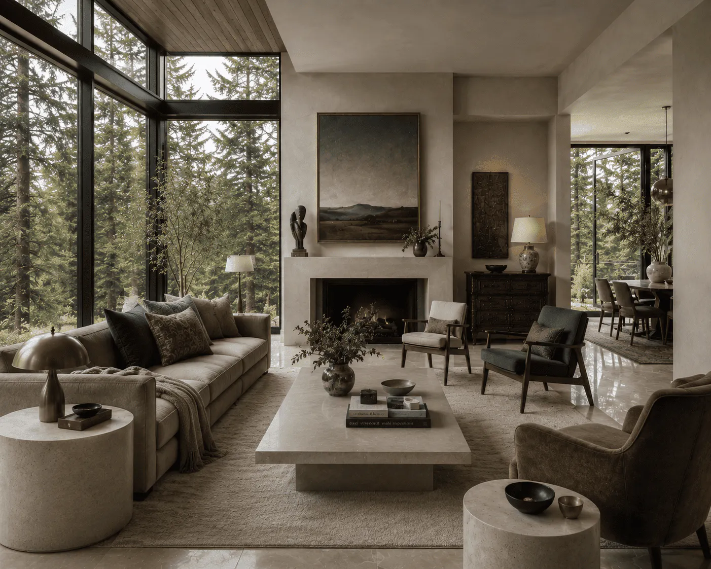Polished or Honed? How Finishes in Interior Design Shape Light, Mood, and Spatial Experience