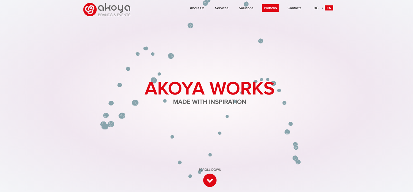 Akoya Website Homepage Render