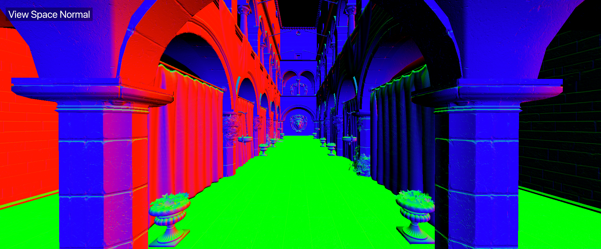 G-Buffer View Space Normal Debug View