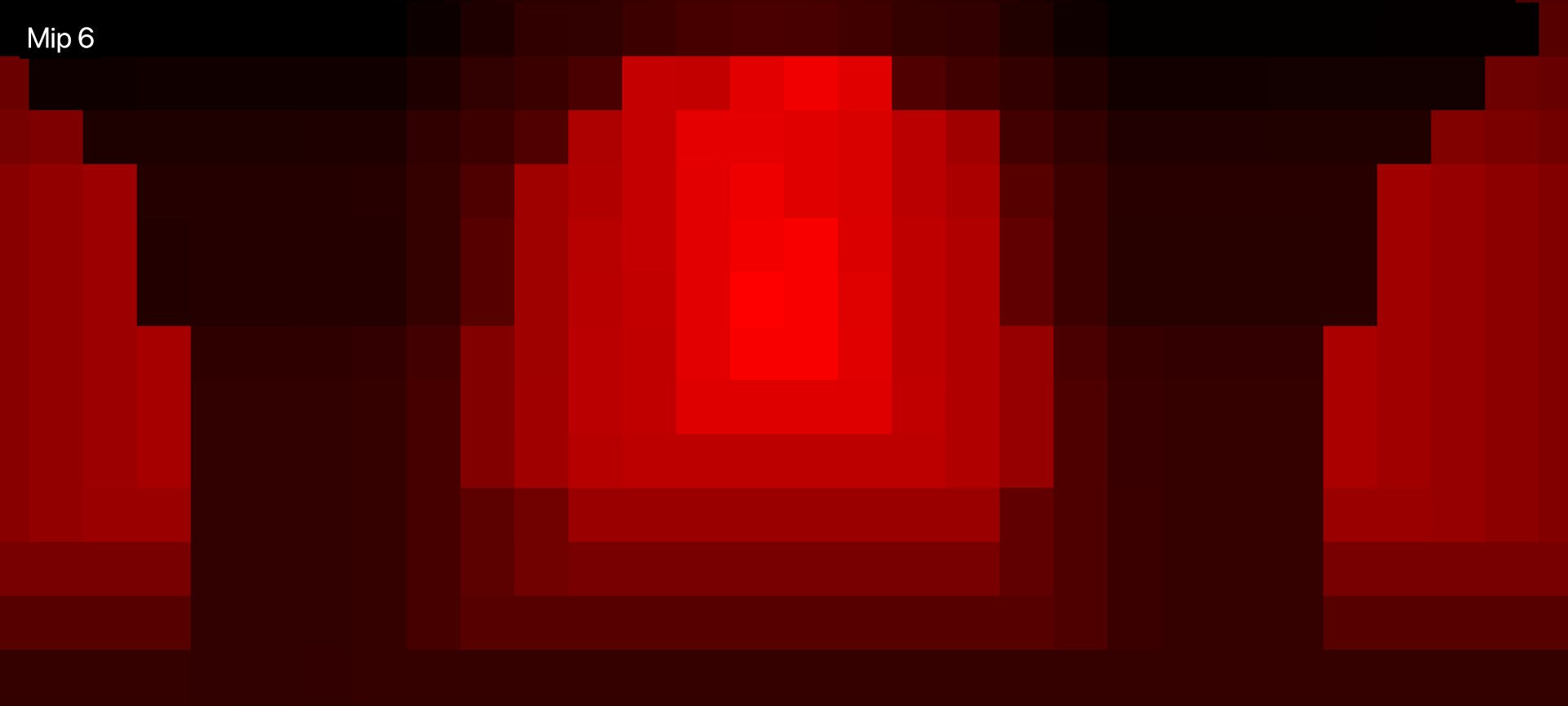 Hi-Z depth texture mip level 6