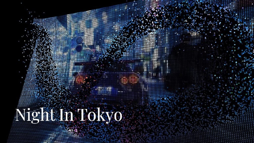 Tokyo Night Particles