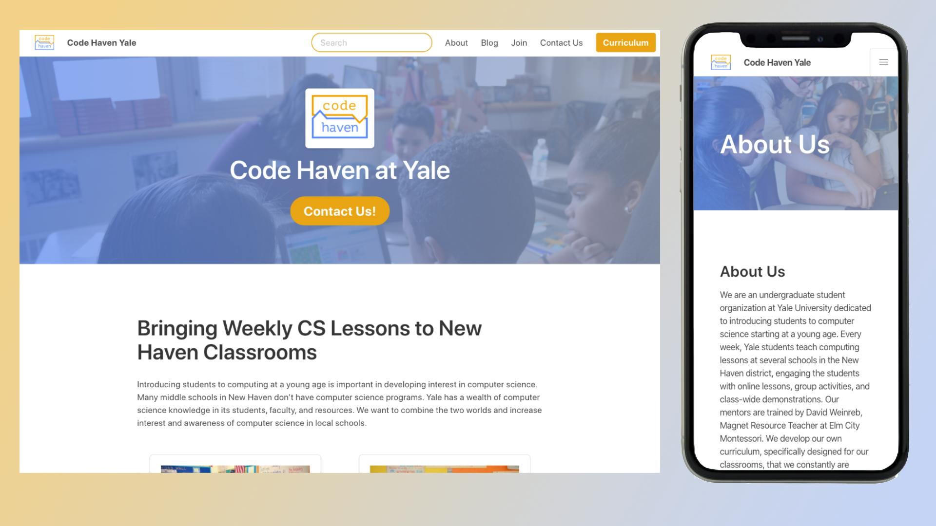 Code Haven Website & Open Source Curriculum