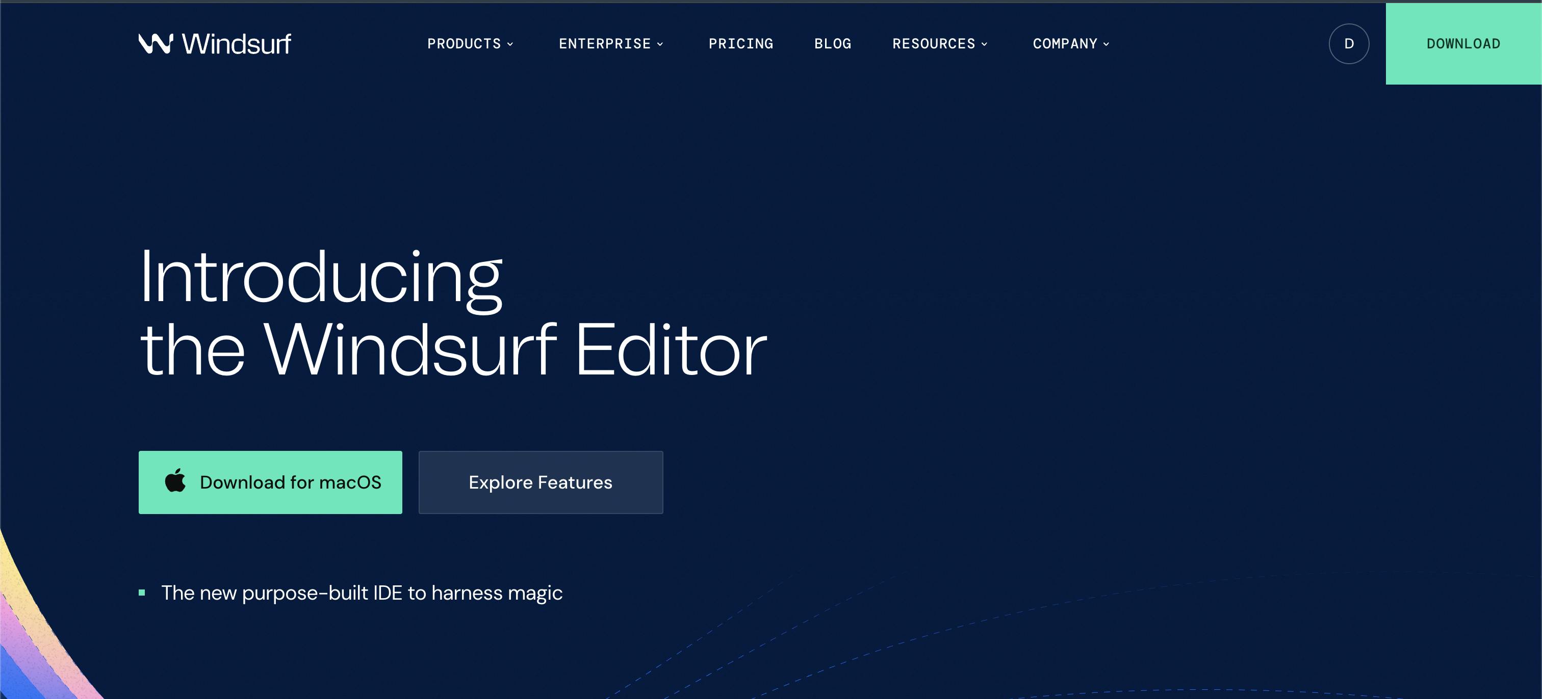 Windsurf Editor Screenshot
