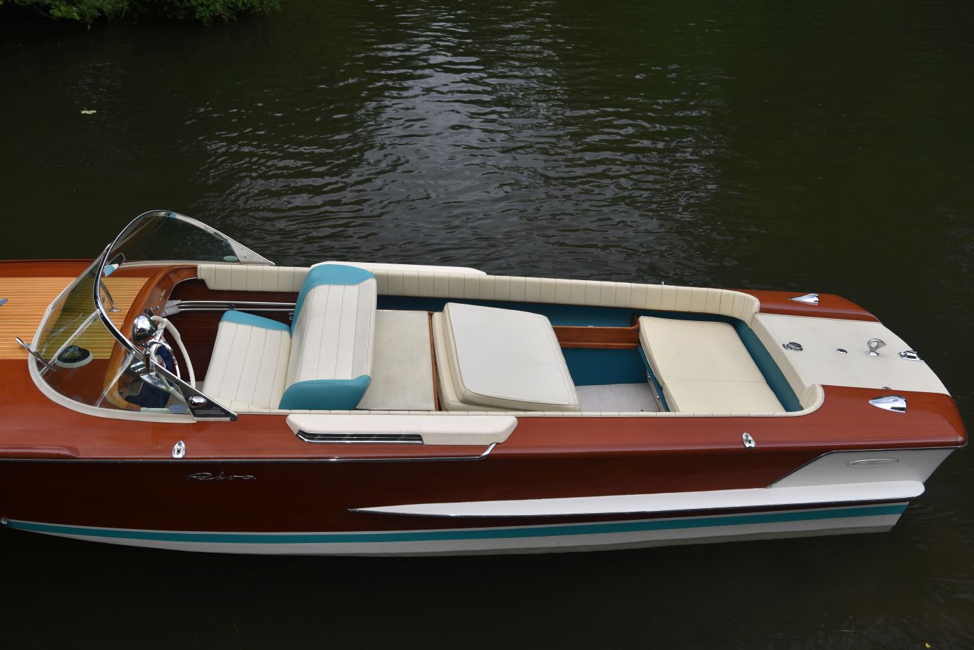 Riva Olympic for sale, cockpit view