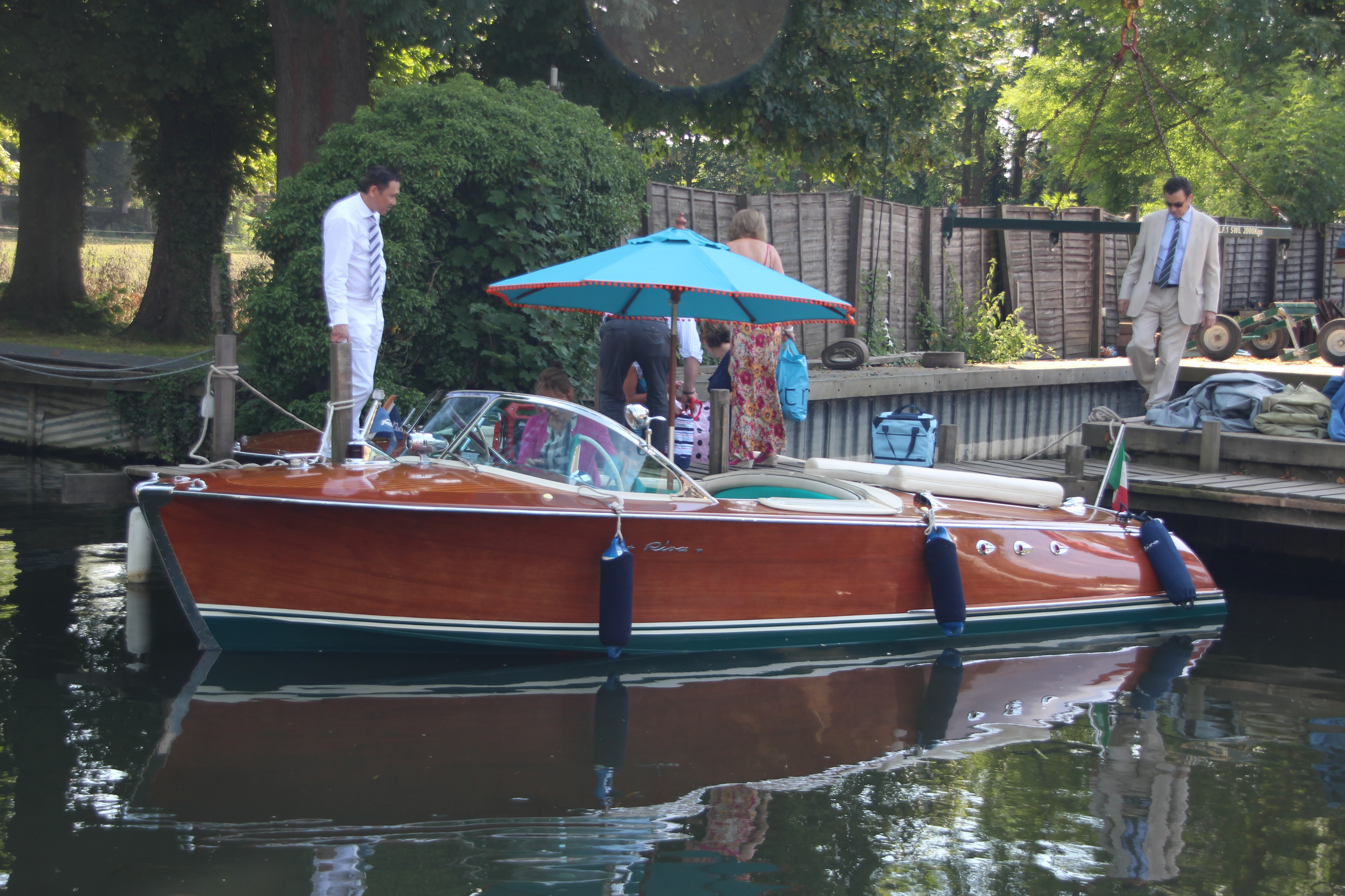 Riva boats for sale, Riva on the moorings at Peter Freebody & Co Hurley