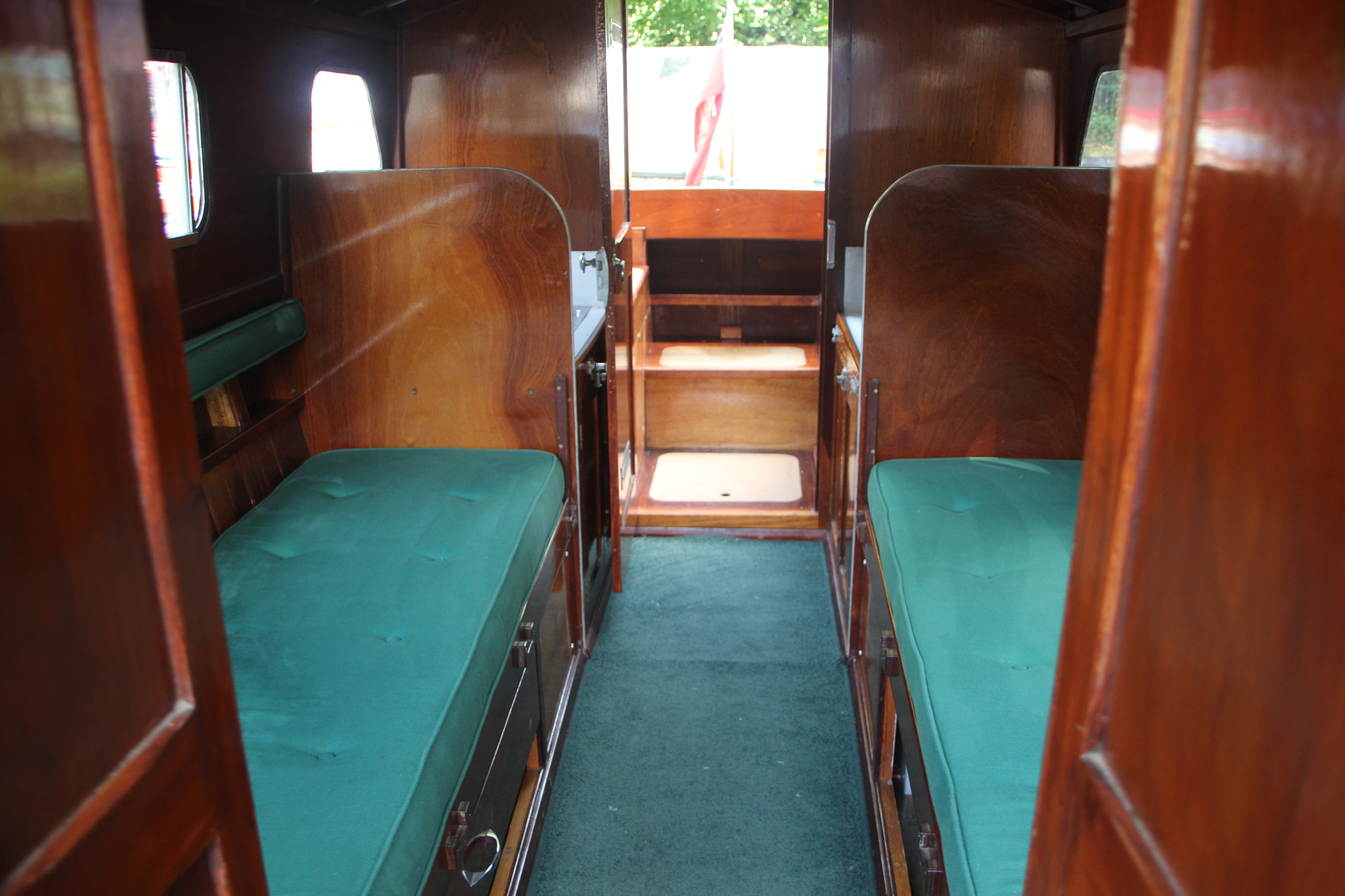 Andrews Day Launch for sale, cabin with side bunks